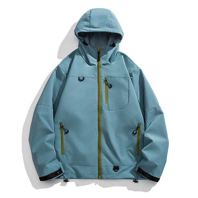 Puntoco Chaqueta De Algodón Cálida De Invierno Con Cremallera De Color Sólido Y Capucha Informal Para Hombre, Parkas De Manga Larga
