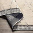 thumbnail image 3 of Surya Sousse 114x144" Modern Polypropylene Rug - Light Beige/Charcoal/Gray, 3 of 5