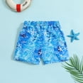 thumbnail image 4 of Youmylove Toddler Boys Swim Trunks Boys Bathing Suit Kids Baby Boys Summer Print Shorts Beach Swimwear Swimming Trunks Swimsuit Vacation Summer Beach Shorts, 4 of 7