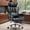 Black, variant on Woodty Executive Chair, PU Leather, High Back & Lumbar Support, Adjustable Armrests, Black
