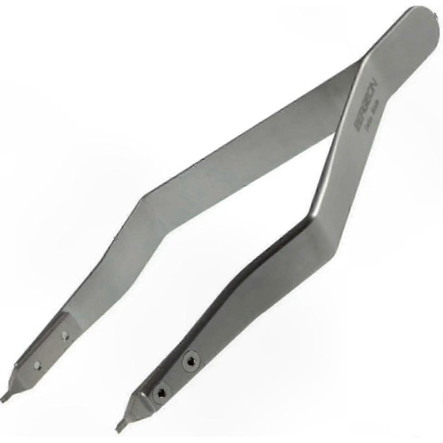 Stainless Steel Watch Band Tool with Ergonomic Design for Spring Bar and Grain Adjustment, Silver