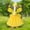 Yellow, variant on Dmlowu Butterfly Wing Porch Goose Outfits, 23 inch Fairy Goose Clothes with Glitter Wing, Summer Waterproof Fade Resistant Outdoor Decor