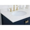 thumbnail image 4 of 42 inch Single Bathroom Vanity in Blue with Backsplash, 4 of 8