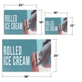 thumbnail image 3 of Rolled Ice Cream Vinyl Decal 18 Inch x 24 Inch Weatherproof Heavy-Duty Adhesive Backing | Freshly Made Desserts, Sweet Treats, Local Shops | Made in USA, 3 of 6