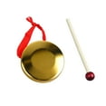 thumbnail image 1 of Hand Gong, Portable Sound Travel Far Hand Gong Instrument With Mallet For Traditional Chinese Percussion, 1 of 8