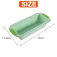 thumbnail image 2 of Meatloaf and Bread Pan | Gourmet Non-Stick Silicone Loaf Pan for Baking Banana Bread, Meat Loaf, Pound Cake | Non-Stick Silicone, Handles - Aqua Green, 2 of 5