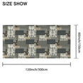 thumbnail image 3 of Rectangle Table Cloth, Waterproof Heavy Duty Vinyl Tablecloths, Wipeable Washable Table Cover Floral Rustic Seasonal Table Cover for Party Picnic Dinner Decor (Boho, 60" X 120"), 3 of 7