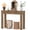 Brown Oak, variant on Small Console Table for Entryway, 32" Farmhouse Narrow Sofa Table