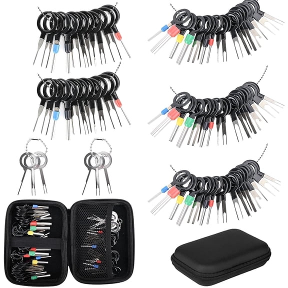 UHIAGREE Terminal Removal Tool Kit,82 Pcs Pin Extractor Tool, Ejector Kit, Electrical Wire Connector