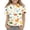 Beige, variant on Cute Tops for Kids Girls Size 3-4 Summer Short Sleeve Funny Animal Graphic Tee Tops Casual Kids Shirts Tween Girls Trendy Clothes Crew Neck T-Shirts Multicolor