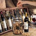 thumbnail image 5 of Metal Wine Cork Holder, Big Metal Vino Cork Container, Decorative Tabletop Cork Storage Gift for Wine Lovers, 5 of 6