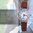 thumbnail image 5 of FAGINEY Montre Habillée Simple et Exquise pour Femmes, Montre Rétro en Cuir Mini, Montre de Mode, Montre à Cadran Rond, 5 of 5
