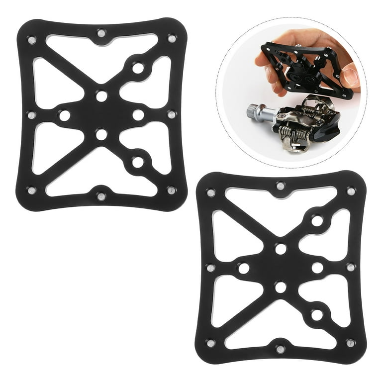 1 Pair Pedal Platform Adapter Aluminum Alloy Pedal Compatible for