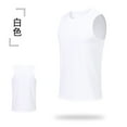 thumbnail image 6 of USNSM Men's Sleeveless Shirts Breathable Comfortable Gym Workout Running Quick Dry Tank Top Beach Swim Muscle Athletic Shirt White XL, 6 of 9