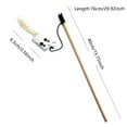 thumbnail image 2 of Interactive Cat Teaser Wand with Feathers for Indoor Play Stimulates Natural Instincts Durable Wooden Stick Toy for Felines and Exercise and Bonding Activity, 2 of 3