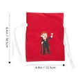 thumbnail image 4 of 6 Pcs Sac-Cadeau Dessin Animé Pochette à Cordon Réutilisable Sac de Rangement Dessin Animé Sac de Friandises de Fête, 4 of 9