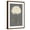 Brown Frame, variant on Art.com Dramatic Ivory Mums II Art Print by Vision Studio, 16" x 24"
