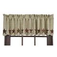 thumbnail image 4 of VHC Brands, Abilene, Cotton, 16x72, Star Valance, Tan, 4 of 5