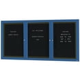 thumbnail image 5 of Aarco OADC4896-3B 3-Door Outdoor Enclosed Directory Board - Blue, 5 of 6