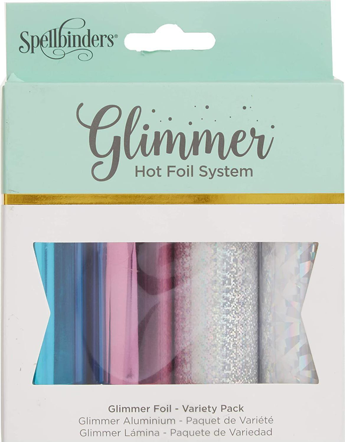 Spellbinders GLF-013 4 Holiday Variety Pack Glimmer Hot Foil Roll Multi