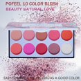 thumbnail image 3 of de Resaltado de Colorete de Mejillas en Polvo de Rubor Colores , Sin cepillo Sunnimix Paleta de colorete de maquillaje, 3 of 8