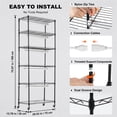 thumbnail image 4 of VEVOR Plant Stand with Grow Lights 6 Tiers 120W 70.9" Tall Plant Grow Shelf, 4 of 10