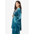 thumbnail image 3 of Roaman's Women's Plus Size Velour Embroidered wrap, 3 of 3