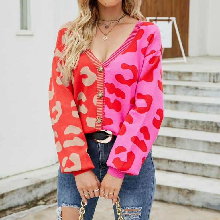 Warehouse cosy leopard print hotsell jumper