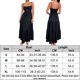 thumbnail image 2 of Vestido Sin Mangas Vestido de mujer Flutter A-line Maxi Dress Halter Vestido largo Mujer Casual Vestido largo Kuymtek Xl Negro para Mujer, 2 of 5