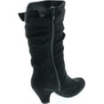 thumbnail image 5 of Link Little Girl's Pauline-38 Kitten Heel Boots with Decorative Buckles, 5 of 7