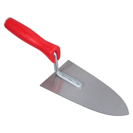 LEORX Gauging Trowel Bricklaying Tool Red Plastic and Manganese Steel