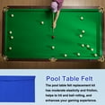 thumbnail image 4 of Uxcell 8ft Billiard Cloth Pool Table Felt Kit with 6 Cloth Strips Thickened Fit for Home Clubs Bars Indoor Sports Games, Blue, 4 of 5