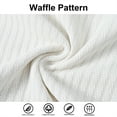 thumbnail image 2 of QPNGRP Men's Pullover Hoodies Plaid Long Sleeve Drawstring Casual Hooded Sweatshirts with Kanga Pockets White M, 2 of 6