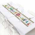 thumbnail image 6 of Big Dot of Happiness Cheerful Happy Birthday - Colorful Happy Birthday Decorations Party Banner, 6 of 7