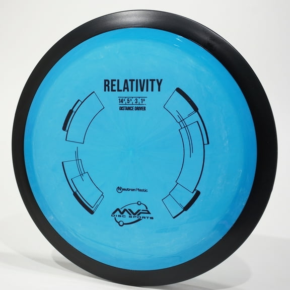 MVP Neutron Relativity Disc Golf Distance Driver, Pick Color/Weight [Stamp & Exact Color May Vary] Blue 173-174 grams