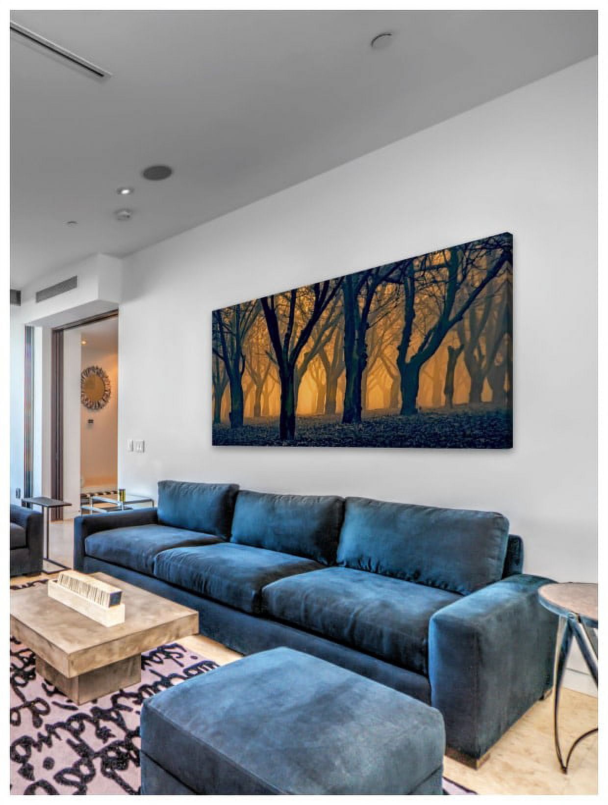 Marmont Hill Inc Marmont Hill - Woods Aglow Painting Print on Canvas - Multi-color