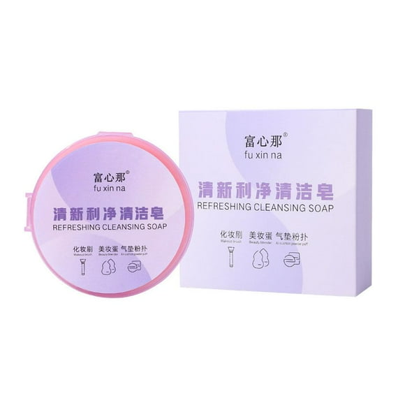 Makeup Brush Cleaner Soap For All Types of Brush Bristles Sponge and G3I4