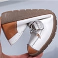 thumbnail image 5 of ZACPNCV Womens Comfort Moccasin Loafers Bow Design Soft Sole Walking Flats Casual Shoes, 5 of 9