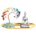 thumbnail image 1 of LCXmlly Mini Tongs Crystal Tree Ornament Standing Meditation Symbol Desktop Decor Household Accessories, 1 of 6