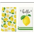 thumbnail image 4 of Summer Lemon Kitchen Towels 2Packs Absorbent And Soft Dishcloth Hand Towel Dry, 4 of 6