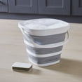 thumbnail image 3 of Simplify 10L Collapsible Square Bucket in White/Grey, 3 of 4