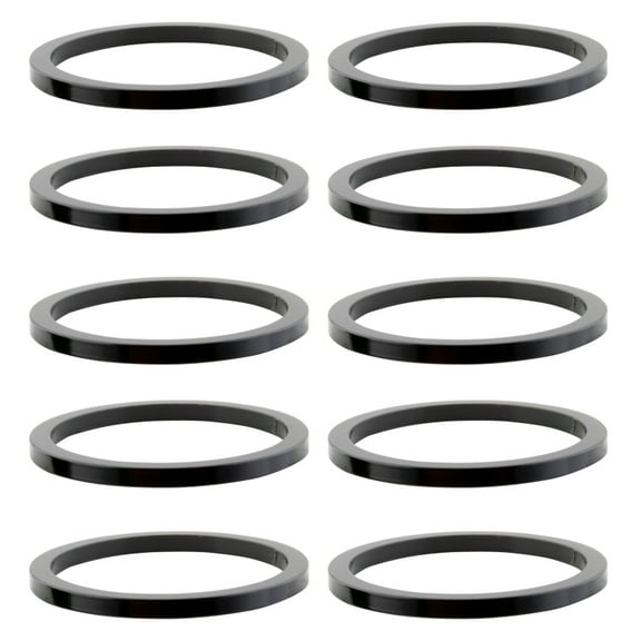 Origin8 Alloy Headset Spacers 1in x 2mm Spacer Black