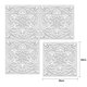 thumbnail image 5 of Azulejo de Pared Autoadhesivo SVNOOC 20x20cm Floral Plata 10 unidades, 5 of 7