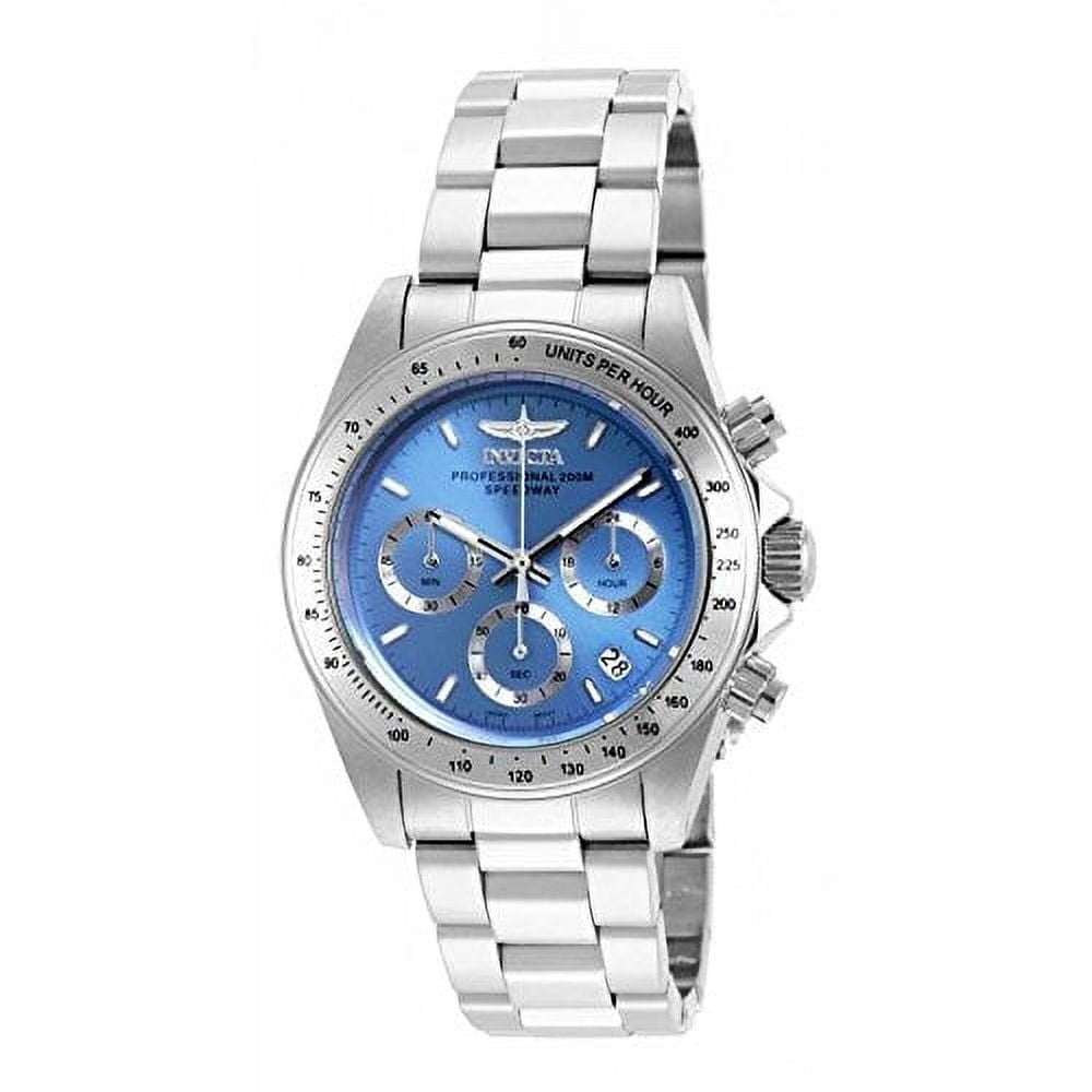 Invicta Women's 16655 Speedway Blue Dial Steel Bracelet Chronograph Dive Watch