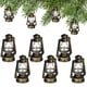 thumbnail image 1 of FELTECHELECTR 10 lámparas de queroseno navideñas, minilámparas de queroseno para árbol de Navidad, adornos colgantes de aceite para Halloween, para decorar el árbol de Navidad., 1 of 5