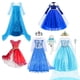 thumbnail image 2 of Ropa de niñas Frozen 2 Elsa disfraces niños carnaval fiesta Cosplay vestidos Snow Queen copo de nieve malla vestido de graduación Disney Princess7-8T Gao Jinjia LED, 2 of 2