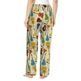thumbnail image 3 of Daiia Different Kind Of Guitars Women's Sleep Pant with Pockets and Drawstring,Pajama Pants-Medium, 3 of 9