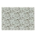thumbnail image 1 of Chocolate Cutting Board, Classical Victorian Flowers and Leaves Abstract Arrangement with Vintage Look, Decorative Tempered Glass Cutting and Serving Board, Large Size, Brown White, by Ambesonne, 1 of 1
