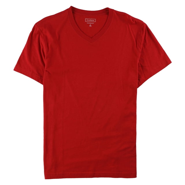 Camiseta básica Club Room SS para hombre, roja, pequeña