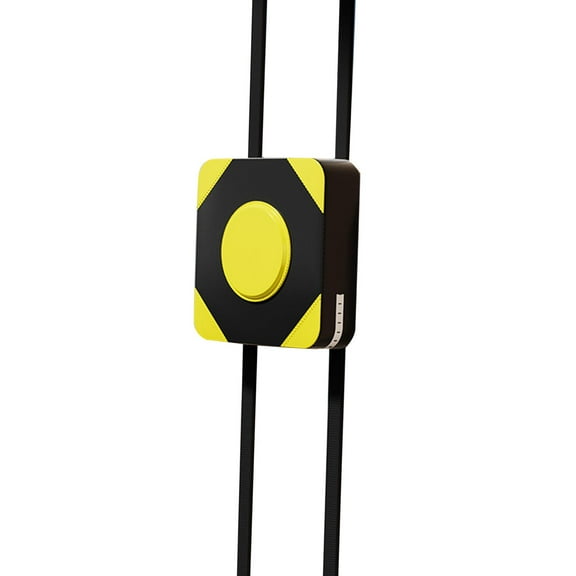 Saco de boxeo de pared con objetivo de pared y altura ajustable. Amarillo 30cm